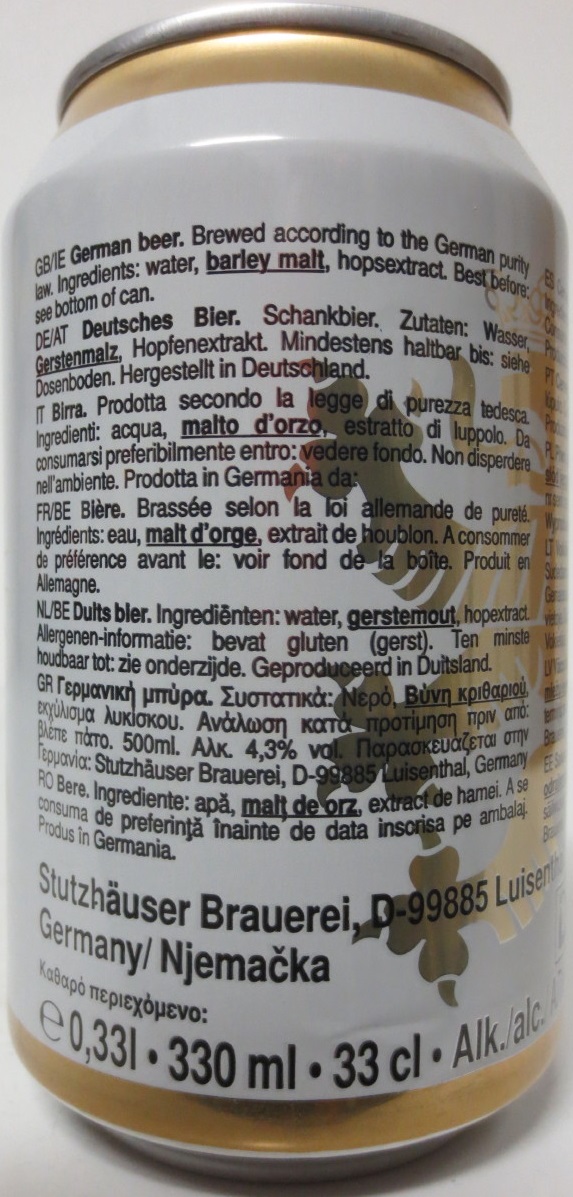 THÜRINGER PREMIUM BIER (33cl)