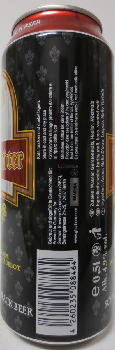 Torwächter 1588 SCHWARZBIER(50cl)