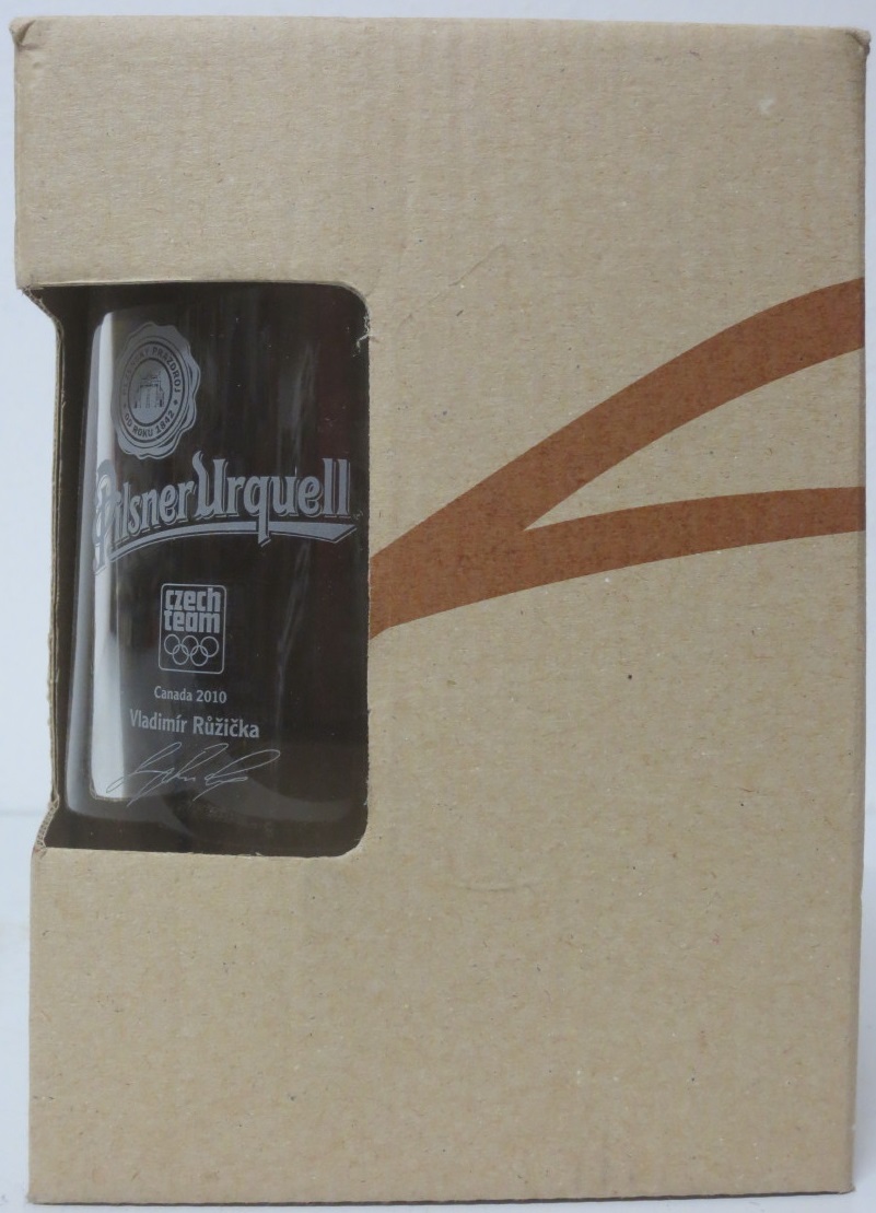 Pilsner Urquell Carada 2010 Vladimír Růžička (0,3L) krýgl + skleněný tácek