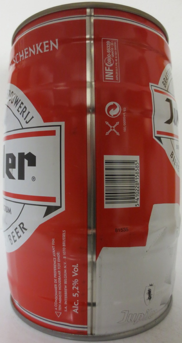 Jupiler BREWED IN BELGIUM Nr.1