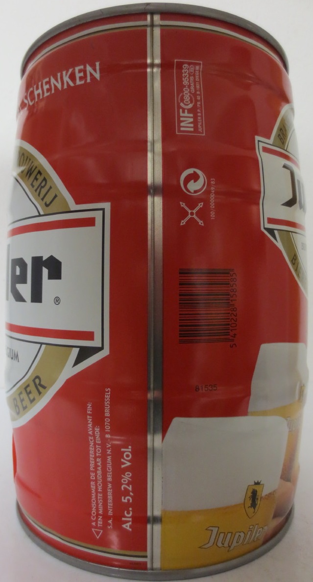 Jupiler BREWED IN BELGIUM Nr.2