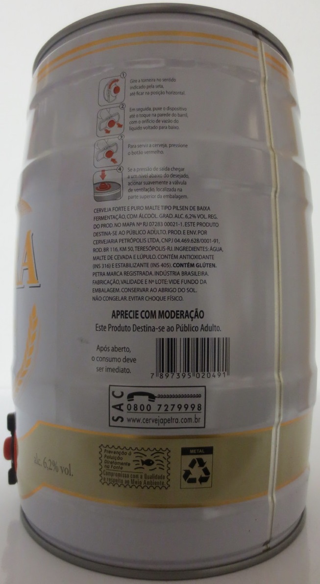 PETRA Weiss Bier CERVEJA DE TRIGO PREMIIUM Nr.1
