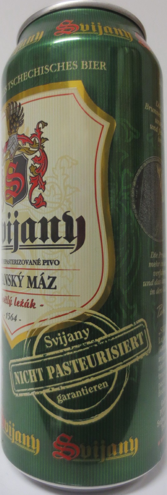 Svijany SVIJANSKÝ MÁZ - Světlý ležák - (50cl) (B/O)