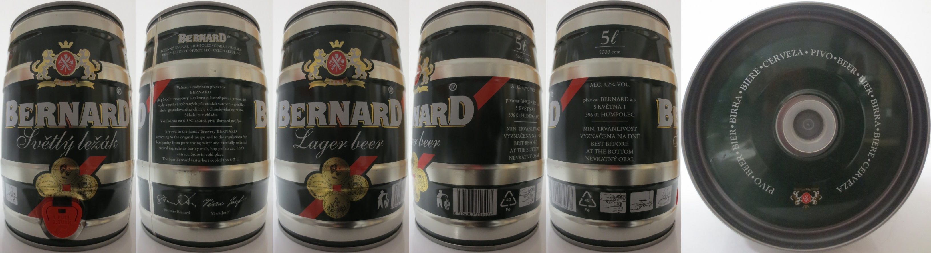 BERNARD Světlý ležák (5L) č.2b
