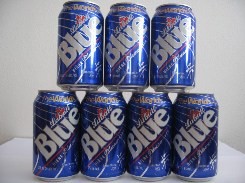 LABATT BLUE sport (7 cans set) from Canada (35cl) (B/O)