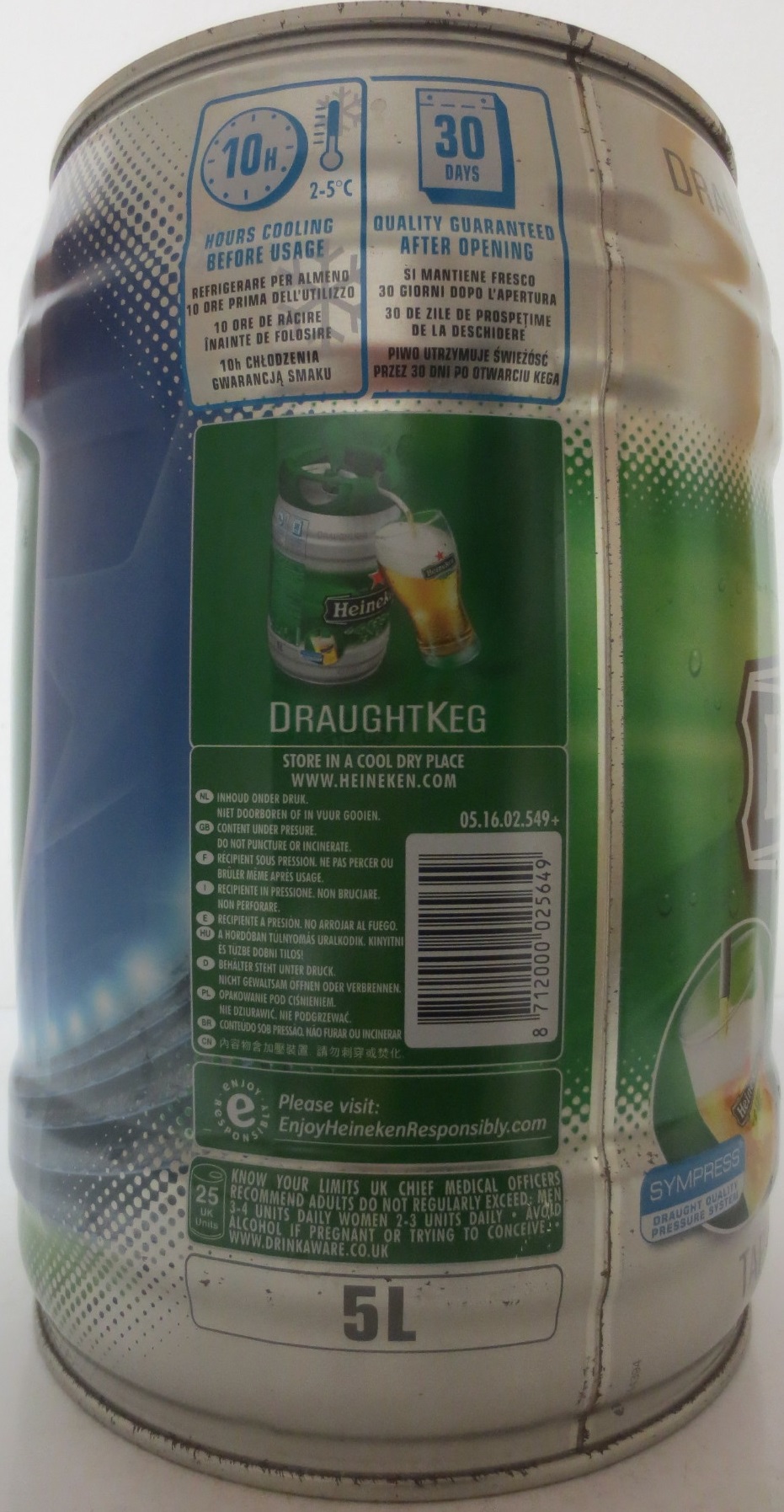 Heineken UEFA CHAMPIONS LEAGUE (5L) 