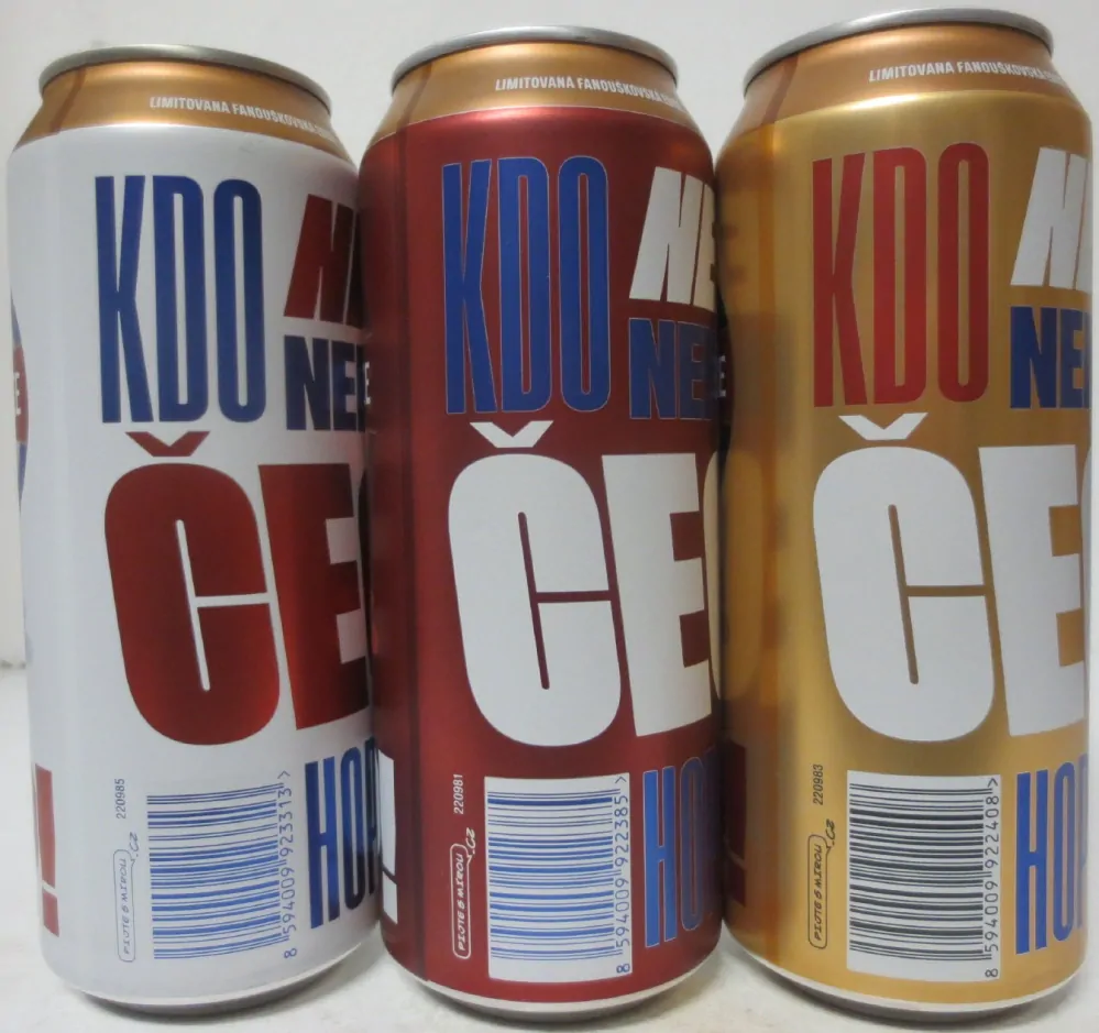 Krušovice serie 3 cans from Czech Republic 2024 (50cl) 