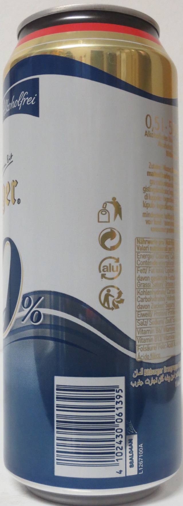 Bitburger Drive 0,0 (50cl) 