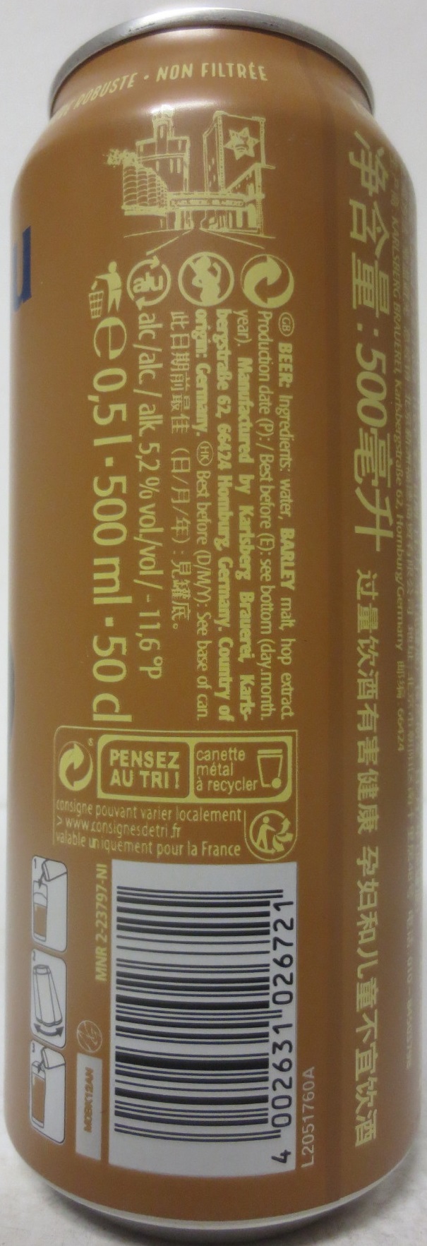 KARLSBRÄU KELLERBIER (50cl)