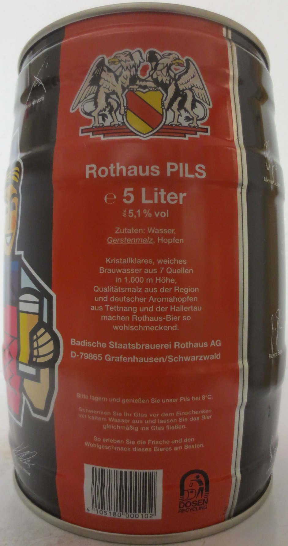 Rothaus PILS unser Stadionbier für Euch zu Hause 