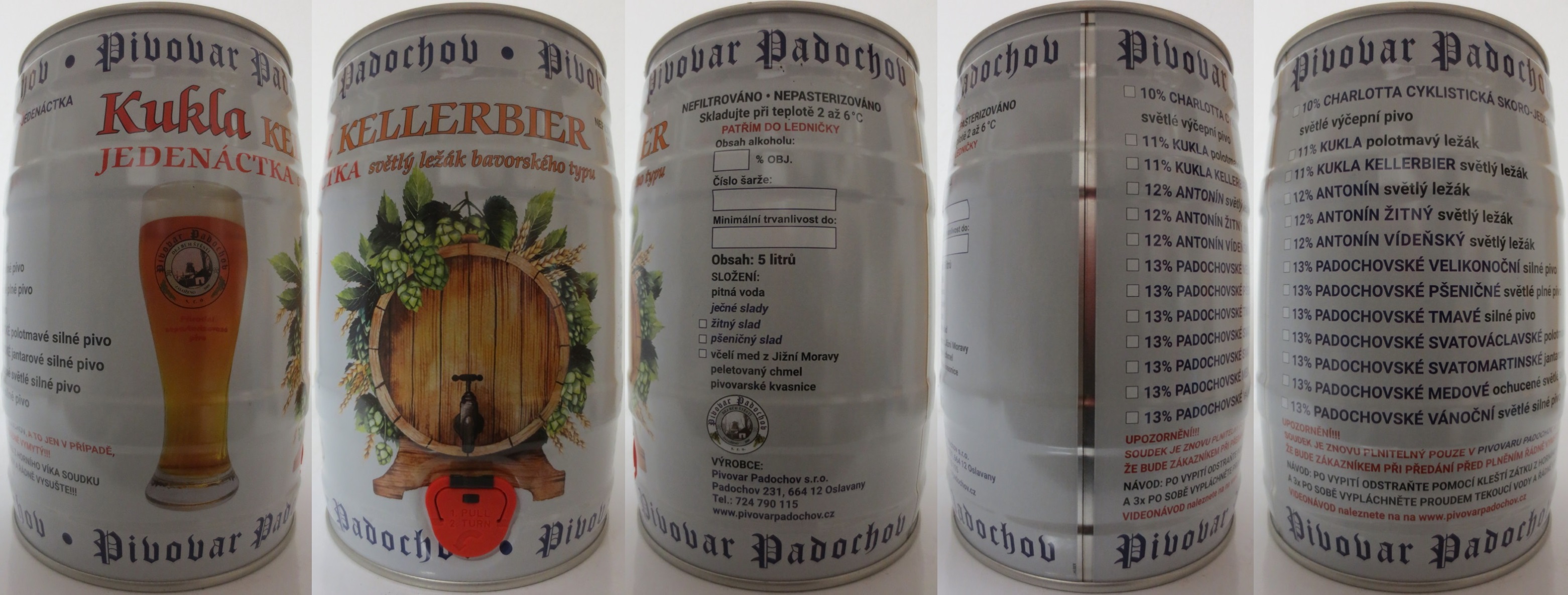 KELLERBIER JEDENÁCTKA světlý ležák bavorského typu (5L) č.1