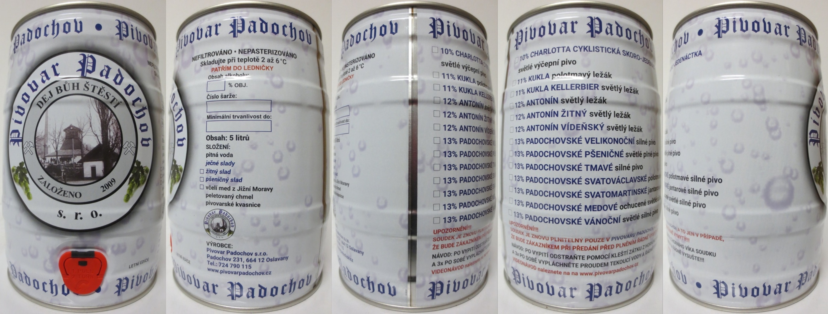 Pivovar Padochov s.r.o. č.2 (bílý)