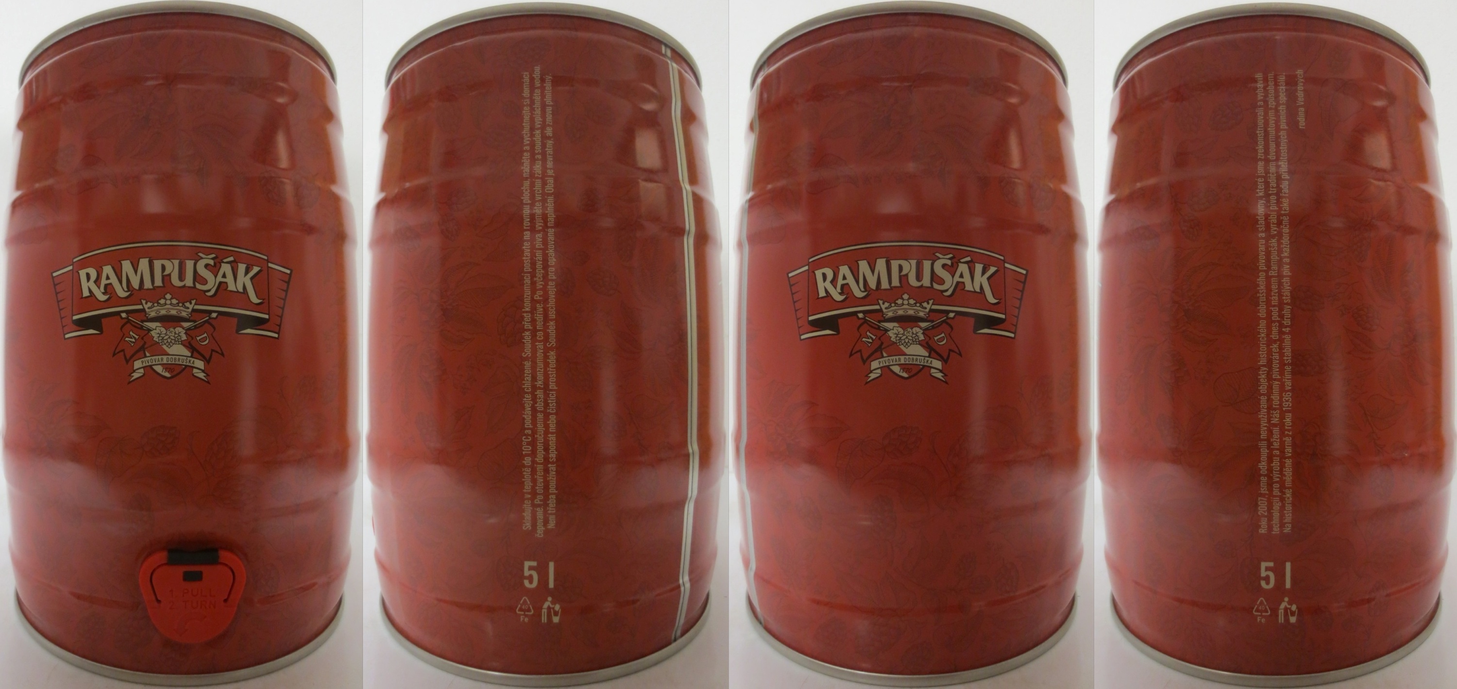 RAMPUŠÁK PIVOVAR DOBRUŠKA 1870 (5L) č.1