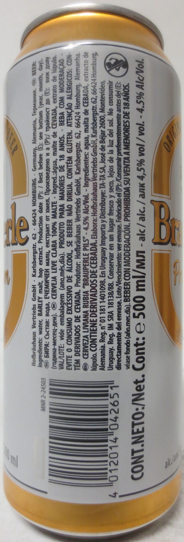 Brauperle Premium Pils (50cl)