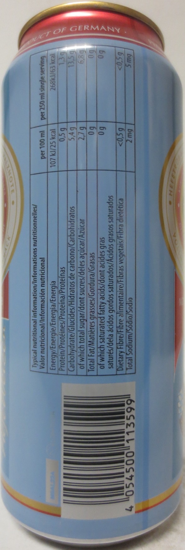 Eichbaum ALKOHOLFREI WEIZENBIER (50cl) 