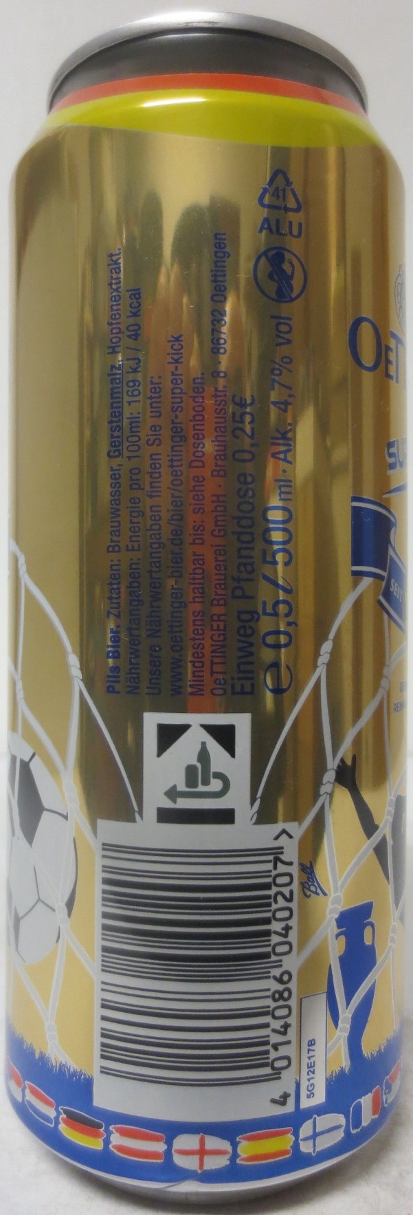 OETTINGER SUPER KICK (50cl) (B/O) Nr.1