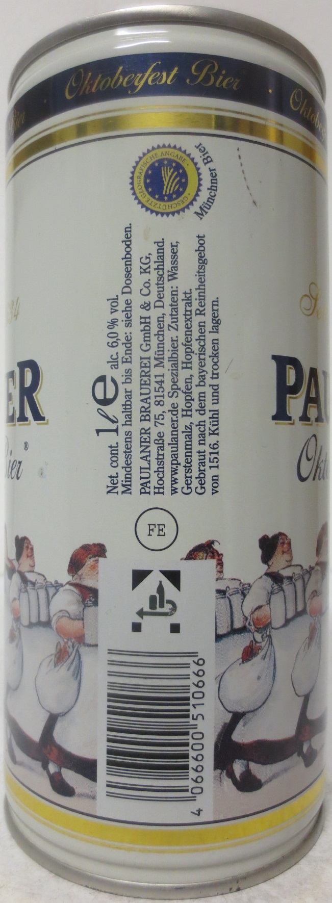 PAULANER Oktoberfest Bier CS (100cl) (T/O) Nr.2 
