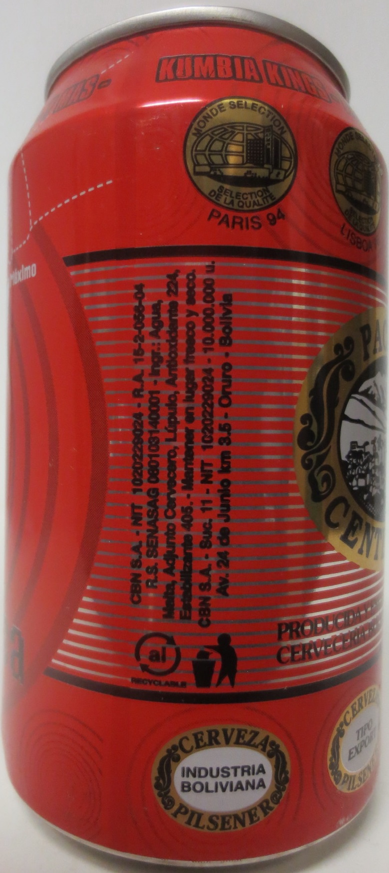 PACENA CENTARIO MUSIC (35cl) (B/O) Nr.1