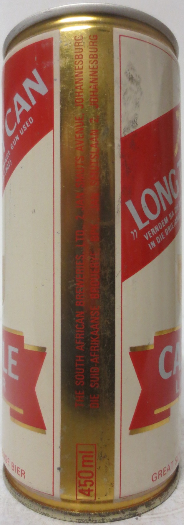 CASTLE LAGER LONG TOM-CAN (CS) (45cl) (T/O) Nr.2