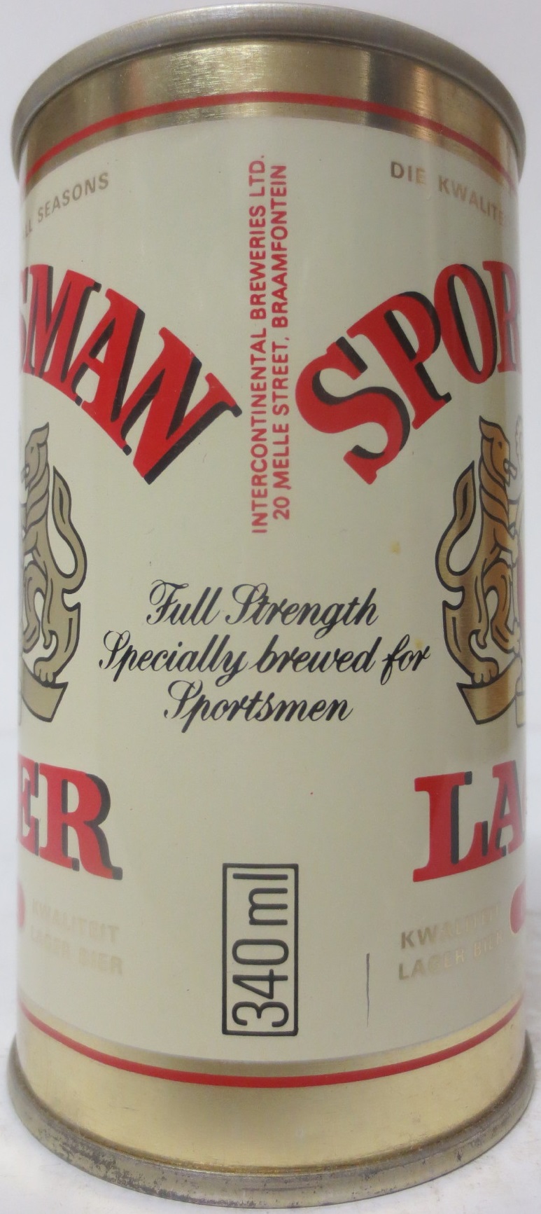 SPORTSMAN LAGER BEER SS (34cl) (B/O)
