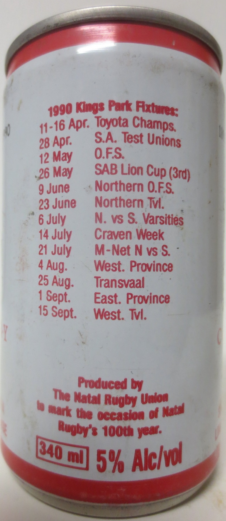 CENETENARY LAGER 100 RUGBY (34cl) (T/O) 