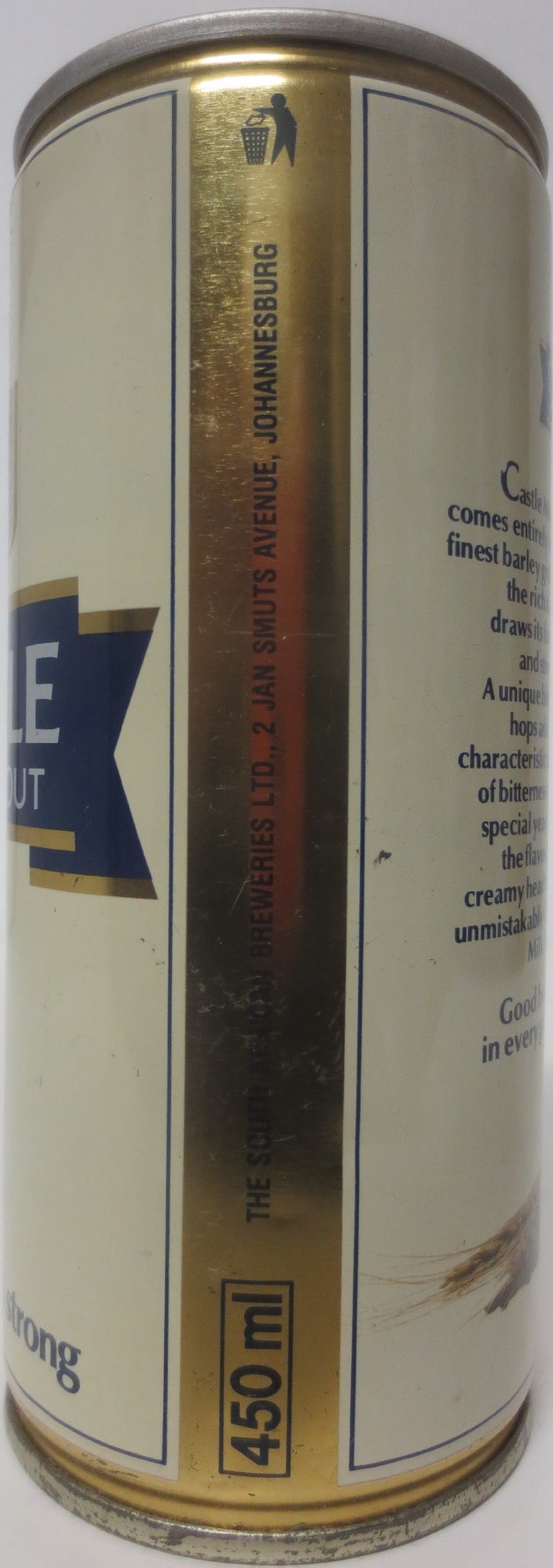 CASTLE MILK STOUT Rich, dark a strong (CS) (45cl) (B/O) Nr.1