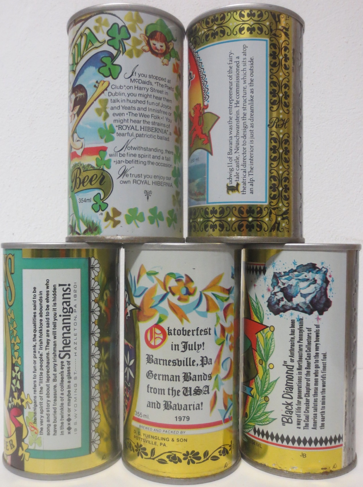 5 NICE GIRLS cans set from USA (35cl) (B/O)