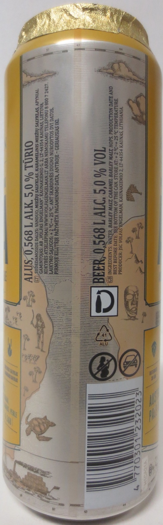  VOLFAS ENGLEMAN APA (56,8cl) (B/O) 