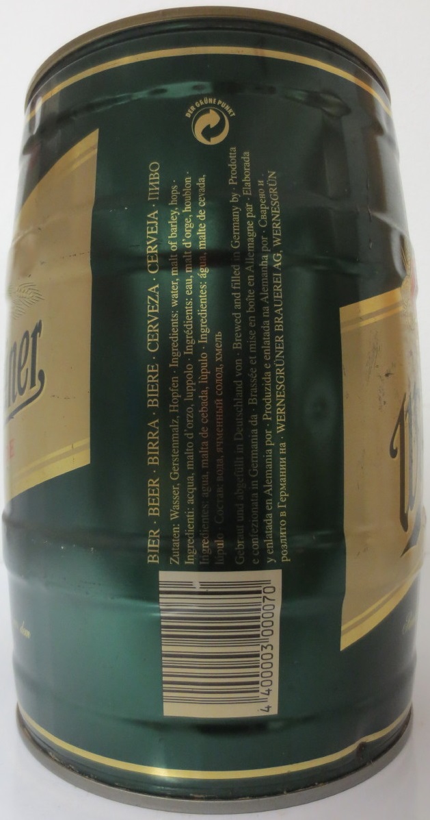 Wernesgrüner PILS LEGENDE 