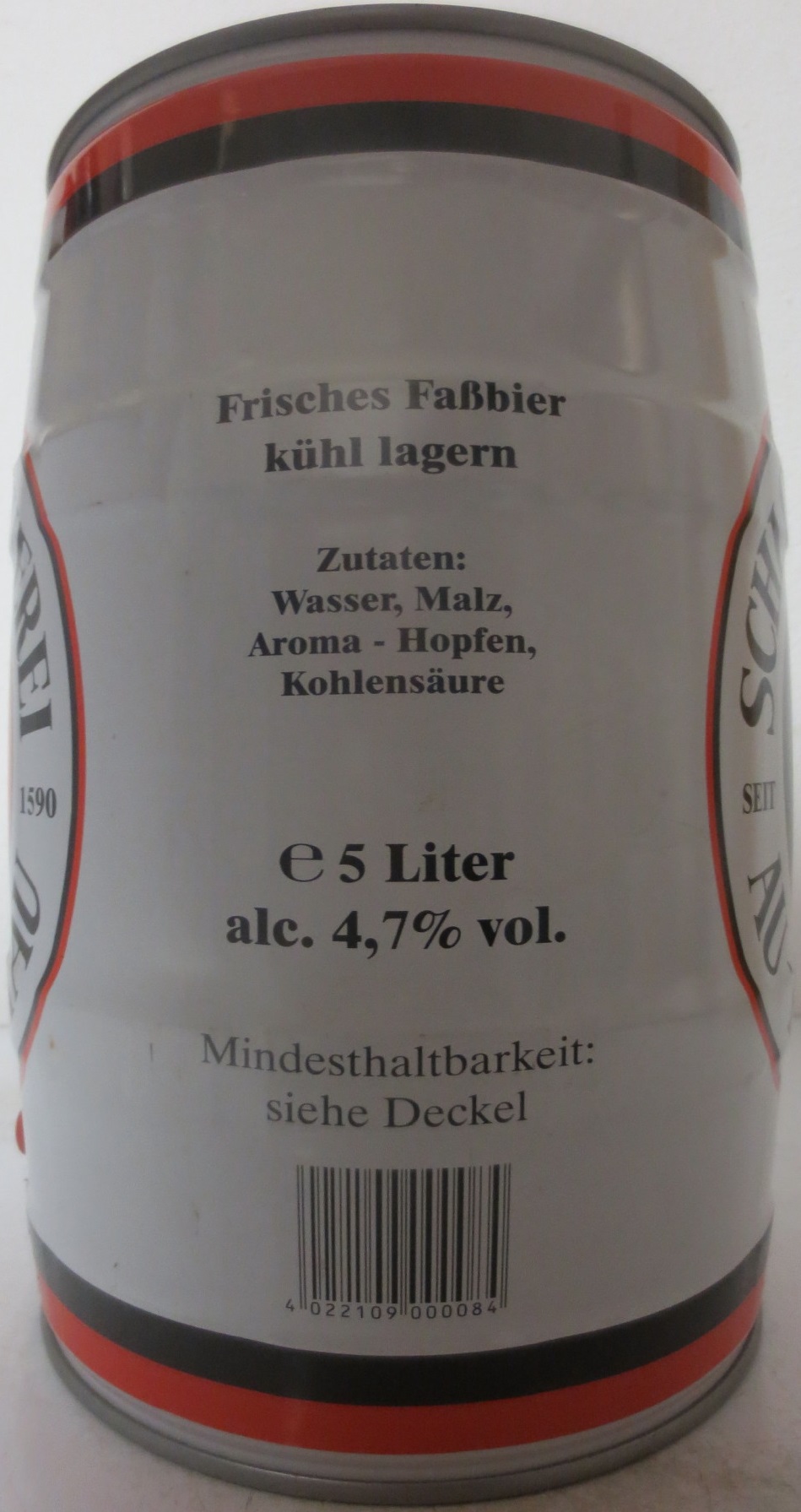 SCHLOSSBRAUEREI AU-HALLERTAU (5L) Nr.2 