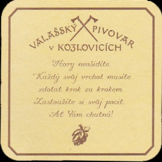 VALAŠSKÝ PIVOVAR V KOZLOVICÍCH Turista (PTMP-S-ab) 