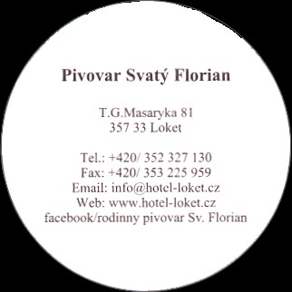 RODINNÝ PIVOVAR SVATÝ FLORIÁN LOKET 1352 (černý) (PTMP-Km-ab) 