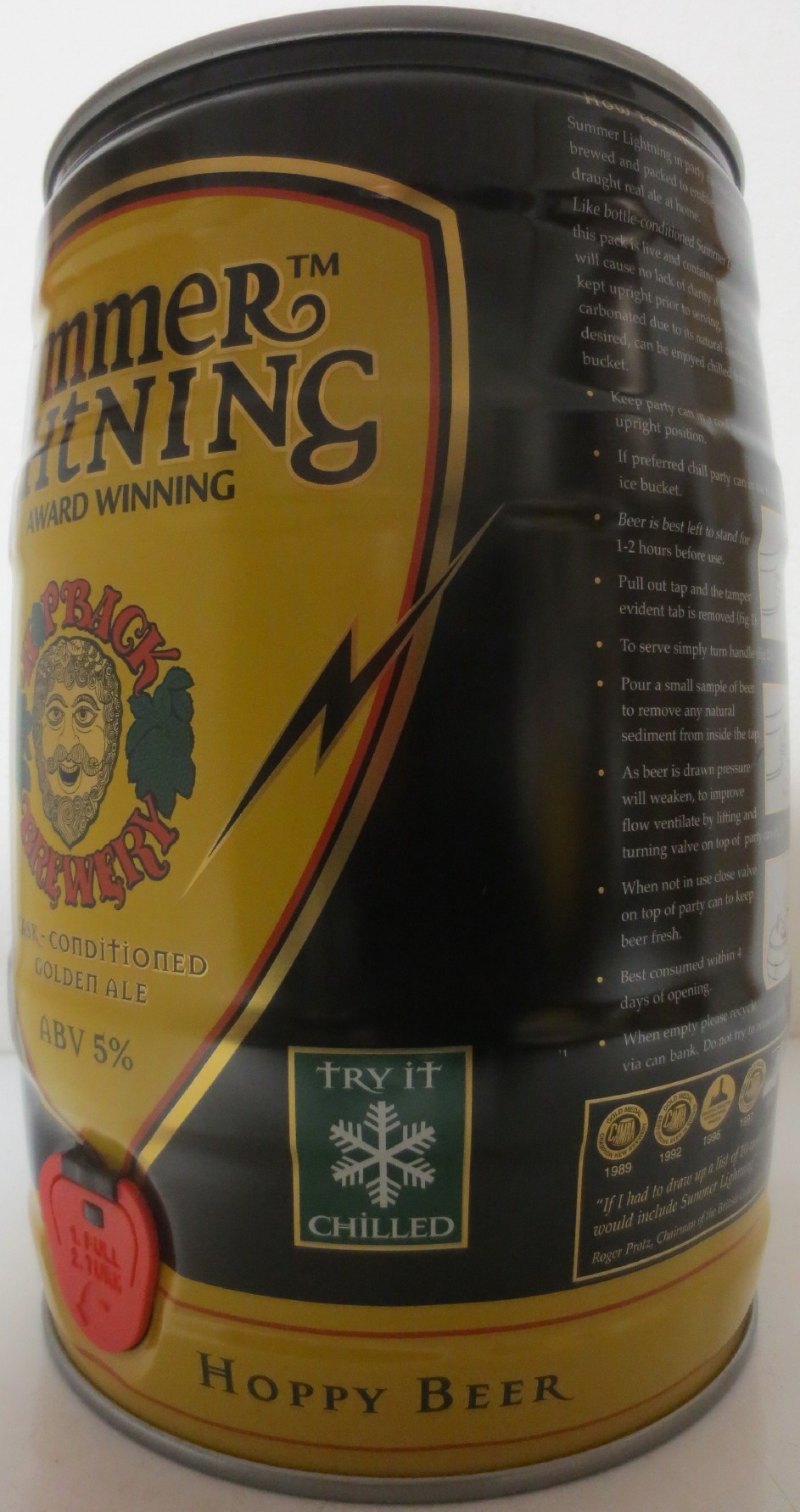 HOP BLACK BREWERY Summer LICHTING AWARD WINNING (5L) Nr.1 