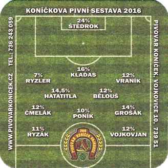 KONÍČEK FANDÍ FOTBALU EURO 2016 (PTMP-K-ab) 