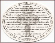 PIVOVAR KÁCOV ZAMĚSTNANCI PIVOVARU V ROCE 1903 (červený) (PTMP-S-ab) -