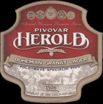 HEROLD BOHEMIAN BLACK LAGER TMAVĚ SPECIÁLNÍ PIVO - BOHEMIAN GRANÁT LAGER POLOTMAVÉ SPECIÁLNÍ PIVO (PTVP-S-ab) 