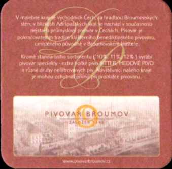 PIVOVAR BROUMOV Můj Domov Naše Pivo (PTVP-Č-ab) 
