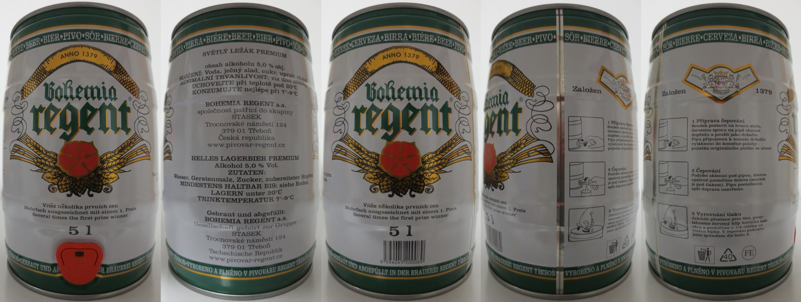 Bohemia regent (5L) č.1 