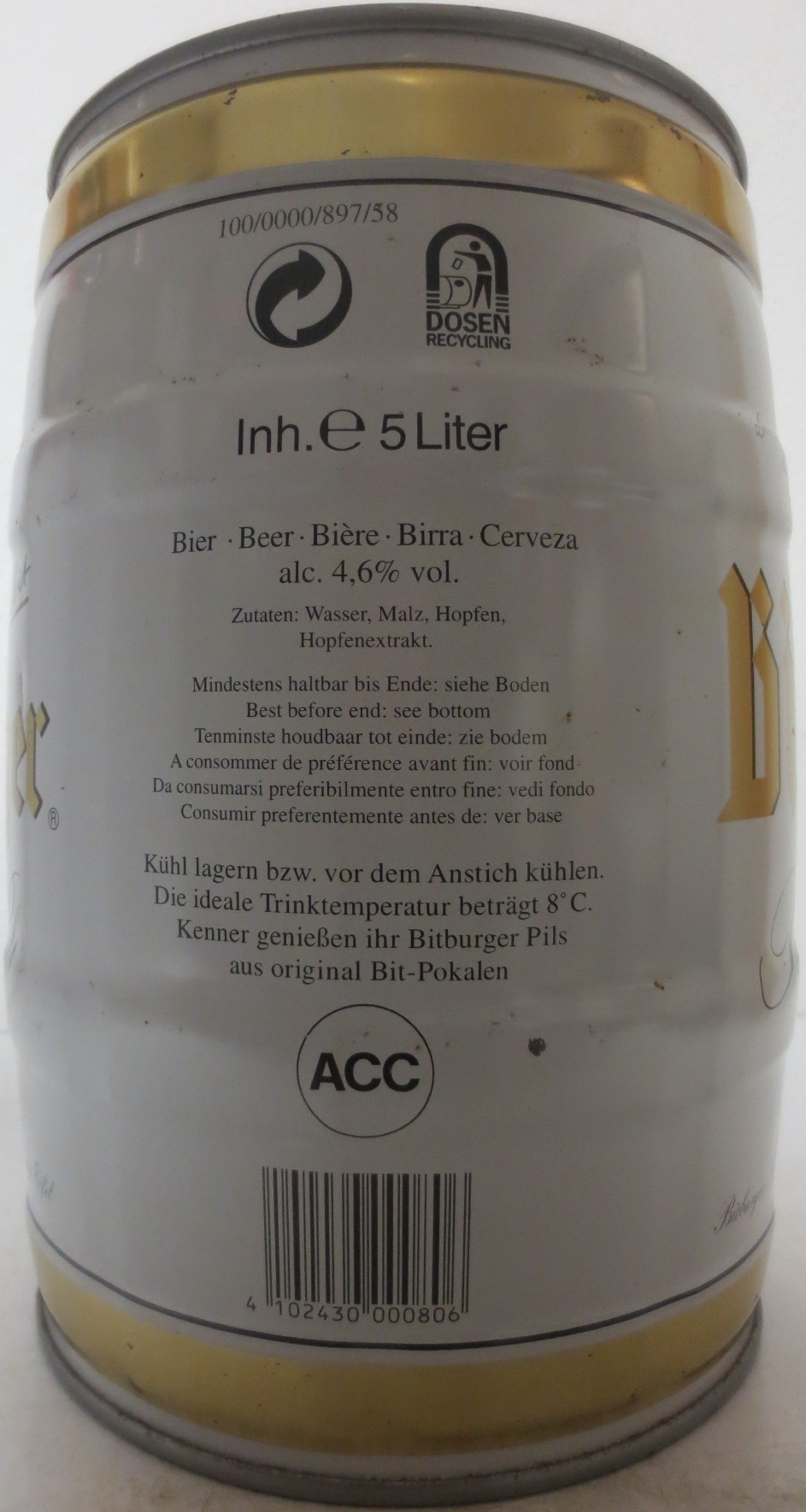 Bitburger Premium Pils KLASSISCH HERB 