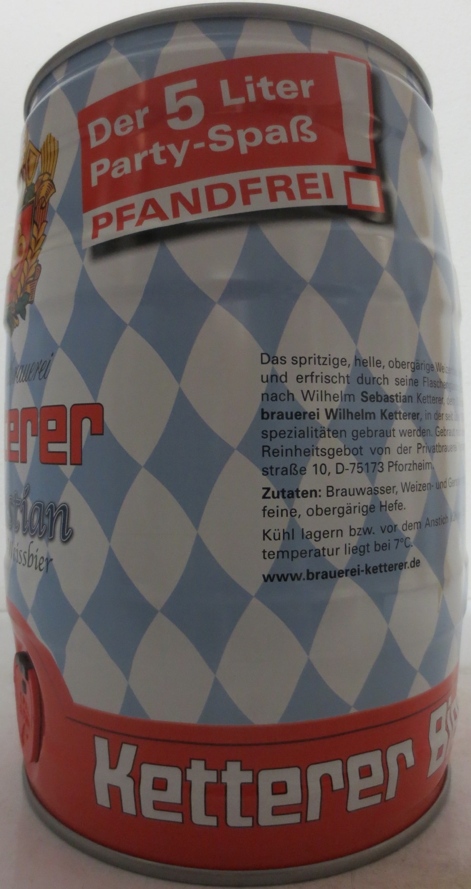 Ketterer Sebastian Hefe-Weissbier (5L)