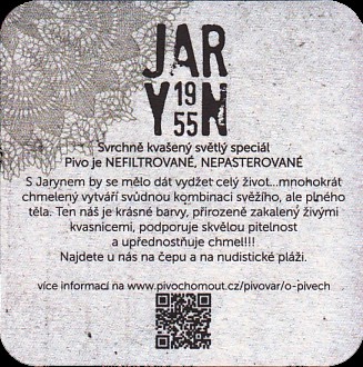 CHOMOUT  ...vaříme PIVO www.pivochomout.cz JARYN 1955 (PTMP-Č-ab) 