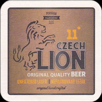 13°+11° CZECH LION ORIGINAL QUALITY BEER POLOTMAVÝ SPECIÁL NEFILTROVANÝ LEŽÁK (PTMP-Č-ab) 