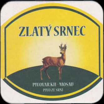 ZLATÝ SRNEC PIVOVAR KH-MOSAU PIVO ZE SRNÍ (menší svatozář) (PTP-Č-ab)