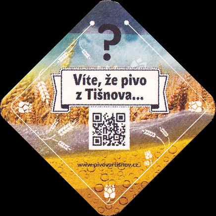 Tišnovské pivo Bešének voda, Květnice hora www.pivovartisnov.cz (PTMP-Č-ab) 