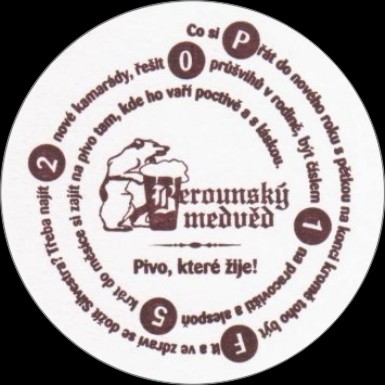 Berounský medvěd MK metal PF 2015 Všem svám zákazníkům přeje (PTMP-K-ab) 