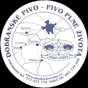 MODRÁ HVĚZDA DOBŘANY (mapa-telefonní číslo+www stranky) (PTMP-K-ab) 