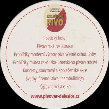 DALEŠICKÉ PIVO pivovar filmových Postřižin www.pivovar-dalesice.cz (budova s okny) (PTMP-K-ab)