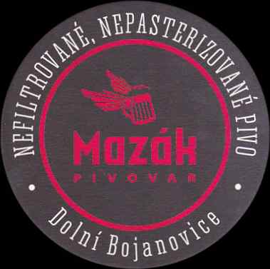 Mazák PIVOVAR 11° JANTAR SVĚTLÝ LEŽÁK 2011-2016 5 LET MAZÁKA (červený) (PTMP-K-ab) 