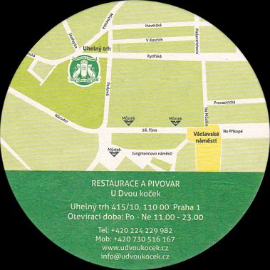 RESTAURACE A PIVOVAR U DVOU KOČEK AD 1678 (PTMP-K-ab) 