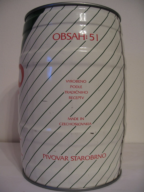 STAROBRNO Světlý ležák 12% pivovar Brno